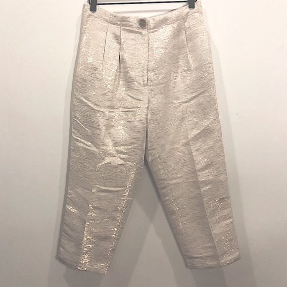 Anthropologie Shimmer Trouser Pants - Picture 4 of 10